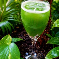 A picture of Cucumber Lime Aqua Fresca.