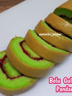 Foto resep Bolu gulung pandan
