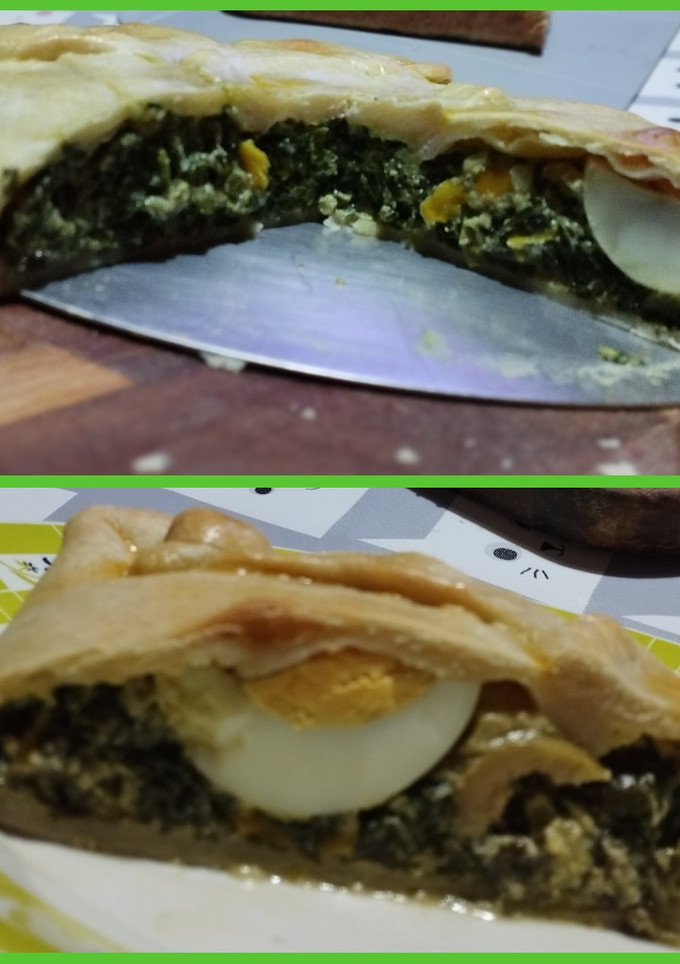 Una foto de Tarta pascualina con masa y ricota casera