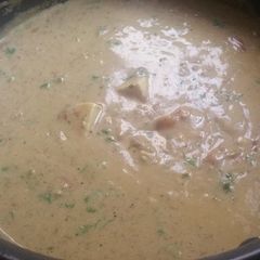 A picture of Paneer in Cashew Gravy.