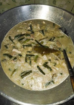 Foto resep Lodeh sawi putih kacang panjang tempe tahu