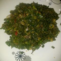 A picture of Sukuma wiki #mystaplefoodrecipecontest.