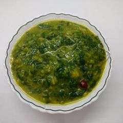 A picture of Keerai Masiyal (Mashed Greens).