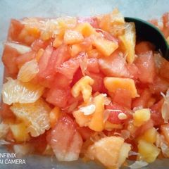 A picture of Fruits salad.