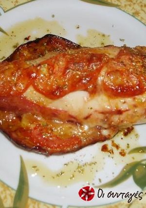 A picture of Stuffed squid from Chios.