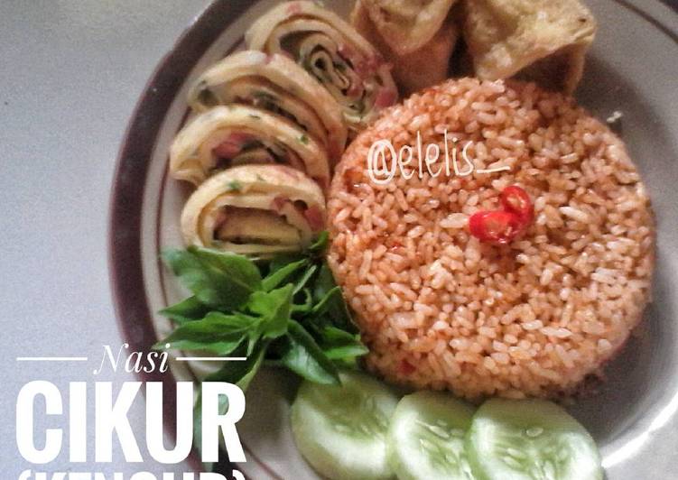 Bahan-bahan Nasi Cikur (Kencur) Tasik yang nikmat Untuk Jualan