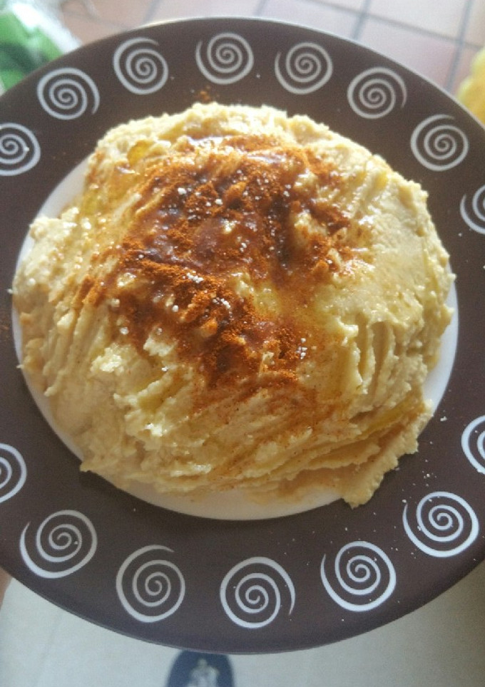 Una foto de Hummus de garbanzos