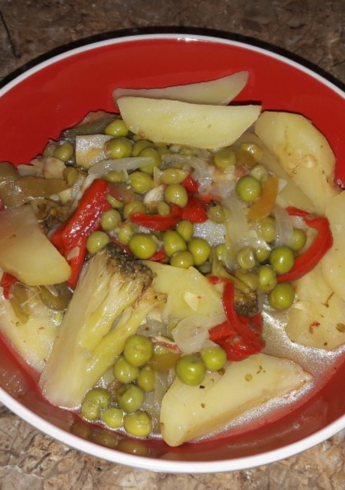 Una foto de Guiso de verduras