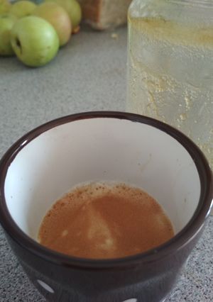 Φωτογραφία της συνταγής Καφές με μέλι 🍯 (πώς καθαρίζουμε τα υπολείμματα μελιού του βάζου)