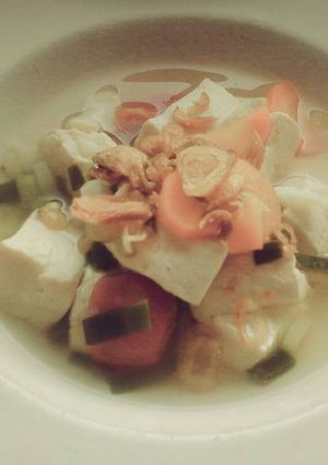 Foto resep sup tahu