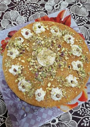 صورة لوصفة كنافة بالقشطة 🌹