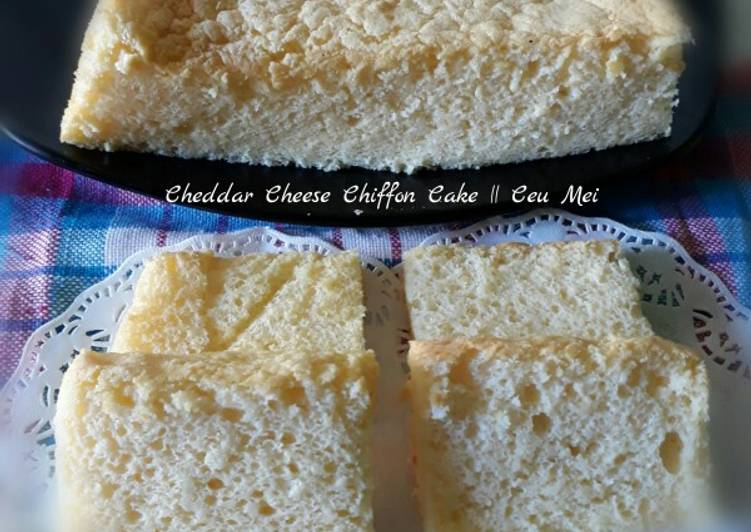 Cheddar Chiffon Cake Keto