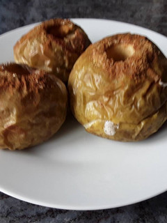 Una foto de Manzanas asadas