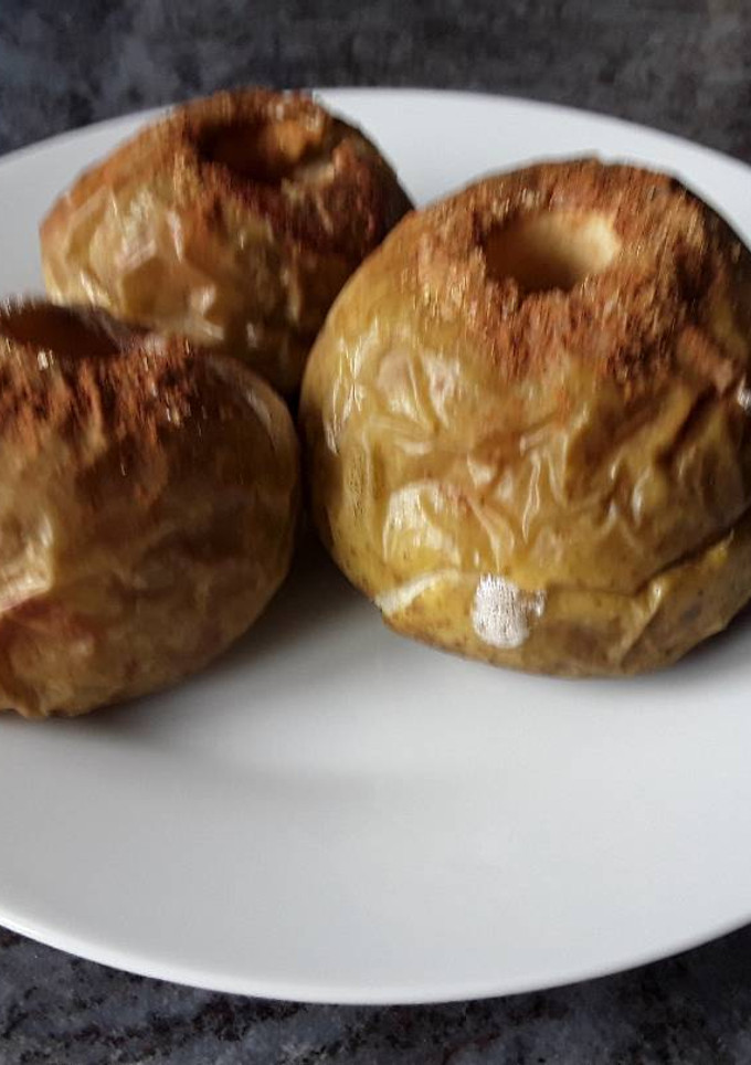 Una foto de Manzanas asadas