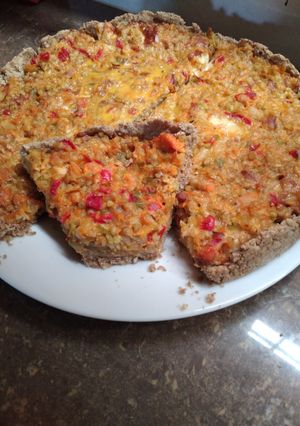 Una foto de Tarta de trigo Sarraceno con masa integral