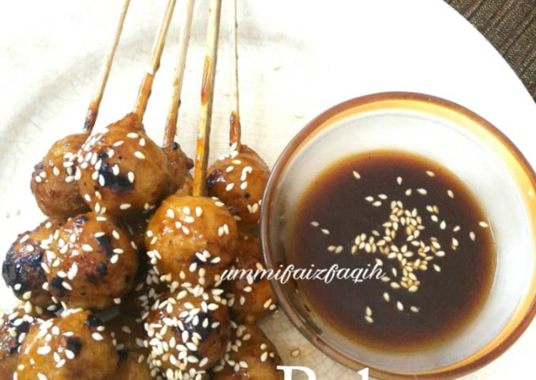 Cara Gampang Menyiapkan Bakso Bakar Wijen #pr_recookolahanbakso yang mudah