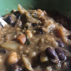A picture of Vegetable Curry Soup (Vegan Friendly).
