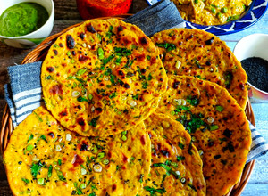 A picture of Tandoori Missi Roti.