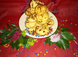 Una foto de Masa de choux (croquembouche)