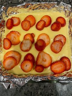 A picture of Homemade Cheesecake Bars.