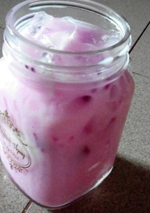 Foto resep Es kelapa muda buah naga