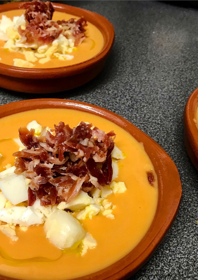 Una foto de Salmorejo cordobés