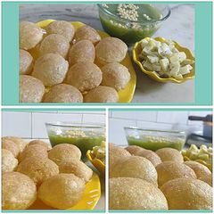 A picture of Atte ke Golgappe .