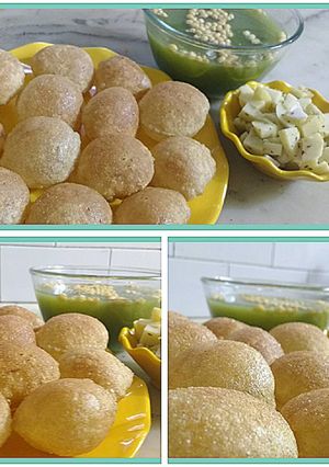 A picture of Atte ke Golgappe .