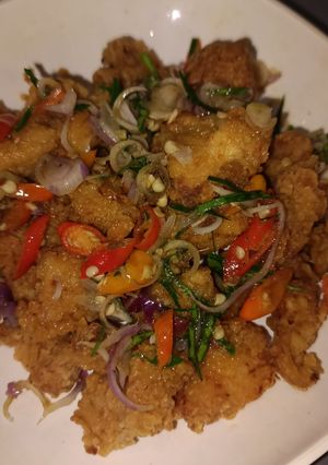 Foto resep Ayam Popcorn Sambal Matah