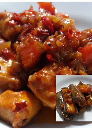 Foto resep Balado terong tahu seafood