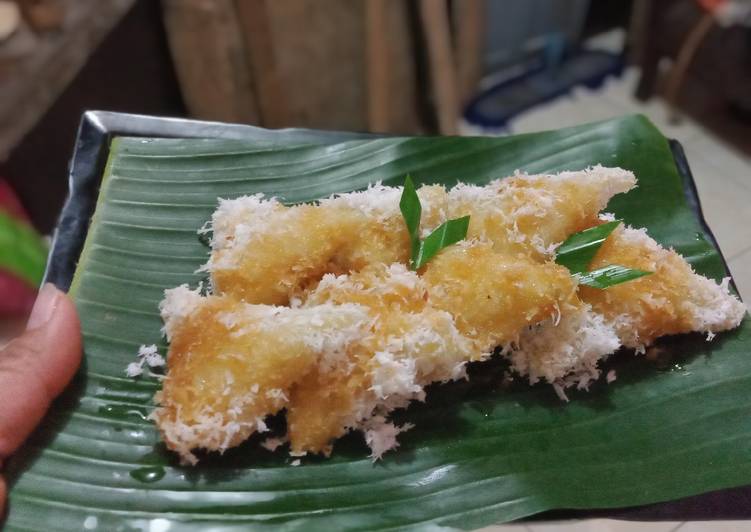 resep cara mengolah Lupis Ketan Segitiga