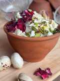 Roasted Pistachios & Fox Nut (Makhana) Shrikhand Made With Greek Yogurt (Gudi Padwa Special)