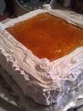 Torta de parchita con merengue suizo