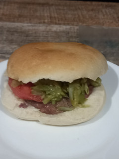 Una foto de Hamburguesa tipo chacarero