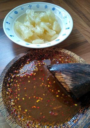 Foto resep Rujak Terasi Jeruk Bali
