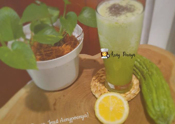 Bagaimana Membuat Jus sehat #2 pare,🍍,🍋, Enak