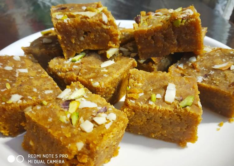 Recipe of Award-winning Chana flour burfi