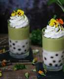 Puding Boba Teh Hijau