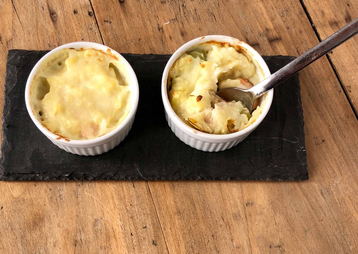 Parmentier de saumon