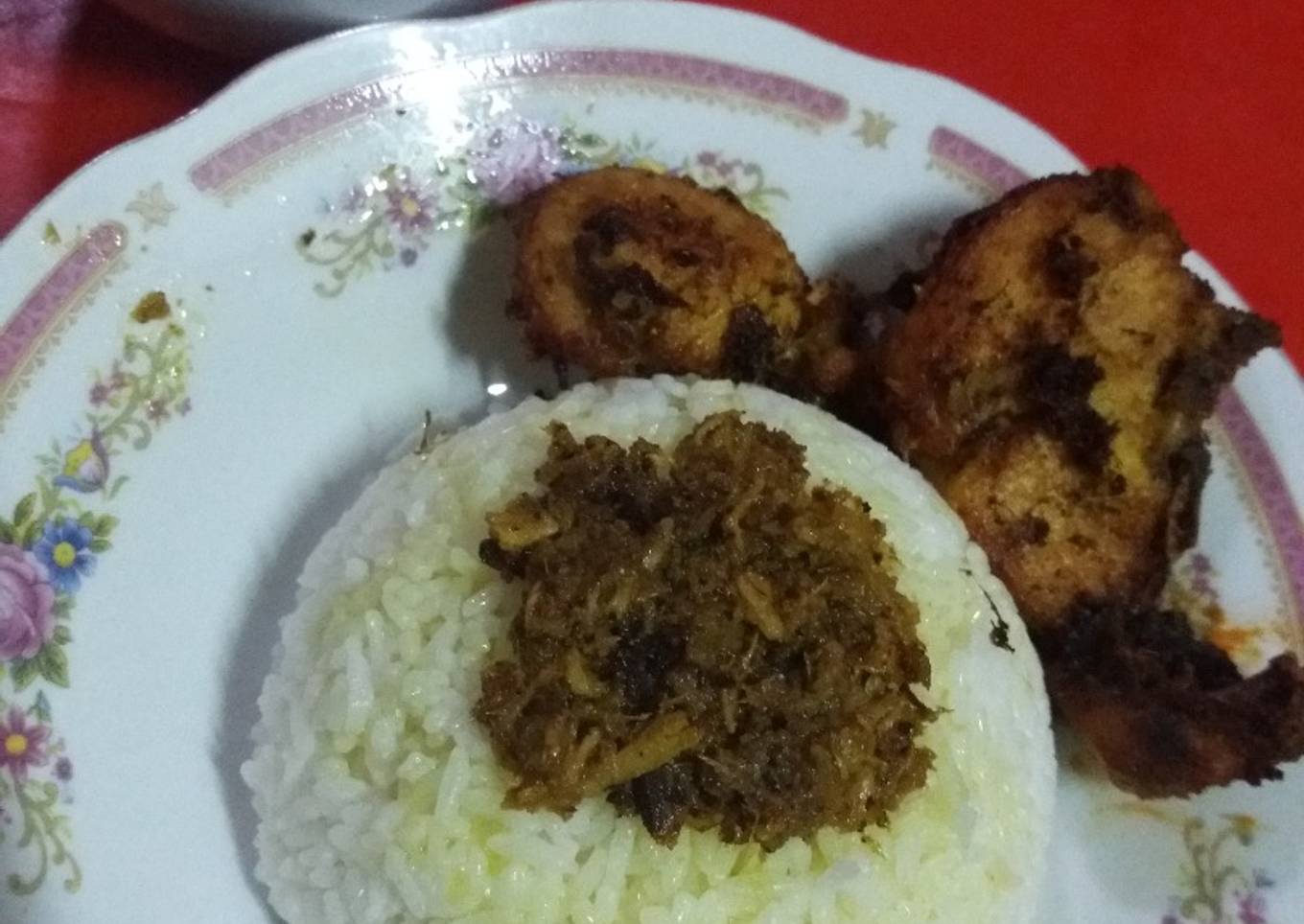 Ayam Bumbu bebek dengan sambal kencur