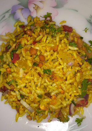 A picture of Spicy puffed rice.