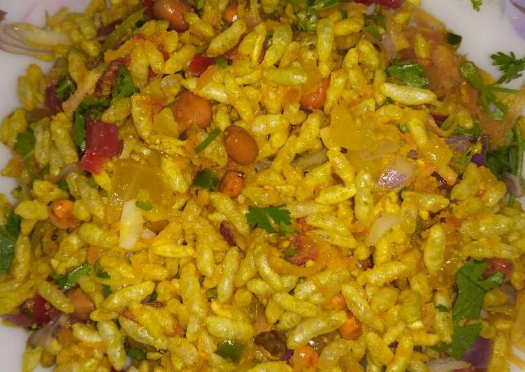 Recipe of Quick Spicy puffed rice