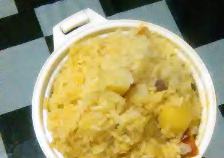 How to Make Ultimate Turmeric rice with potatoes