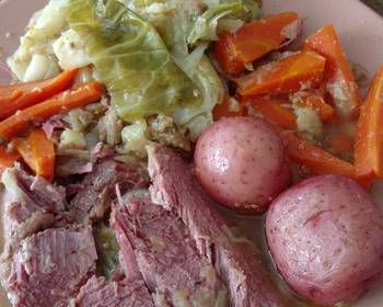 Unique Cuisine Corned Beef and Cabbage Very Delicious