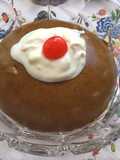Flan de calabaza y chocolate
