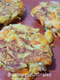 🧡:💛Croquetas chatas coloridas💚:🤍