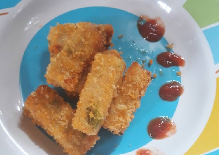 Resep Nugget Ayam Sayur (Wortel &amp; Buncis), Sempurna