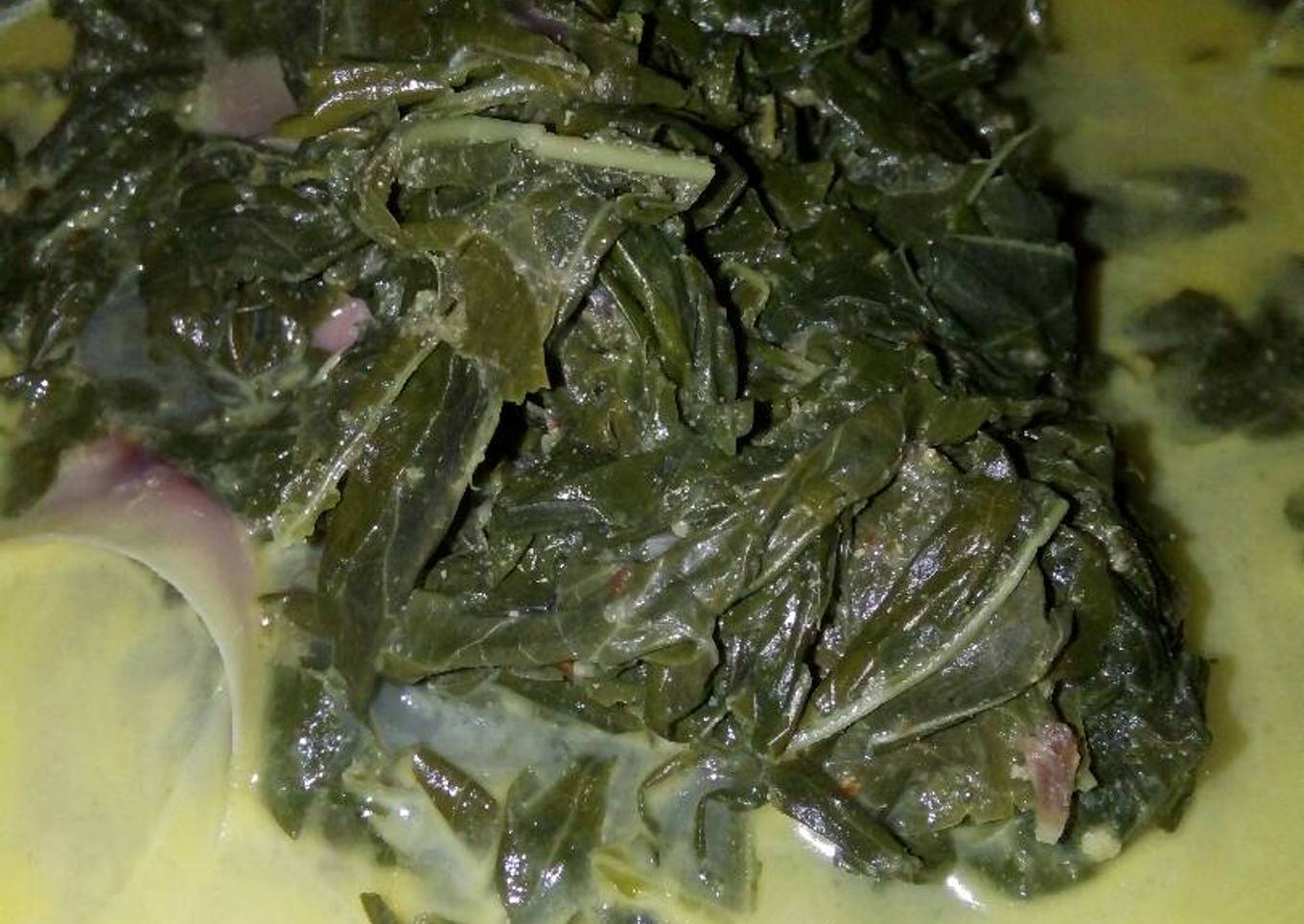 Gulai daun ubi