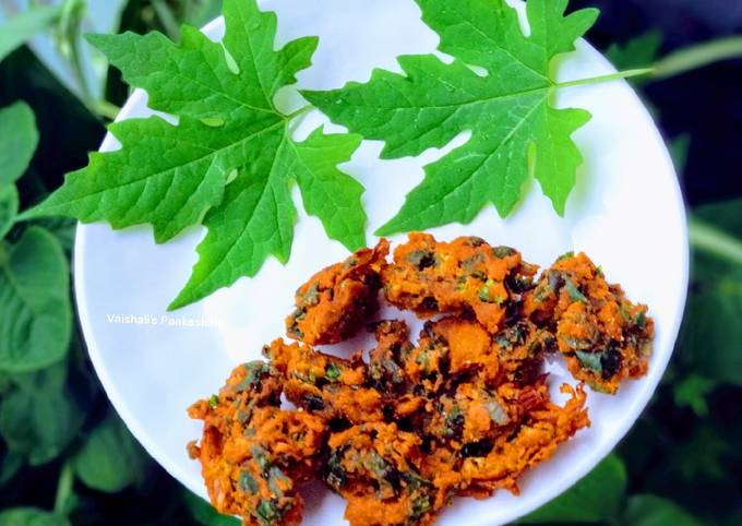 Bitter Gourd Leaves Pakoda Recipe By Vaishali Sanjay Cookpad