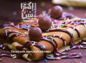 صورة لوصفة كريب حلو 🍓🍫😋